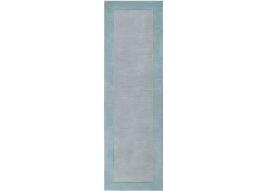 Lombard Rug - Gray/Blue - Handcrafted - Blue