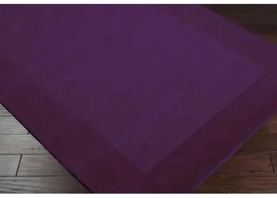 Lombard Rug - Dark Plum - Handcrafted - Purple - Purple