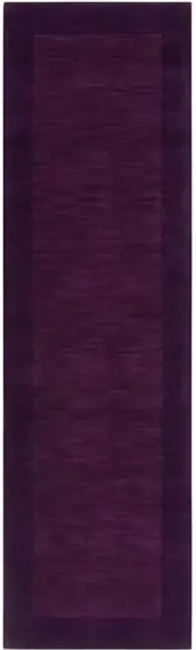 Lombard Rug - Dark Plum - Handcrafted - Purple - Purple