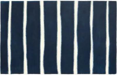 Martha Stewart Chalk Rug - Navy - Blue - Blue