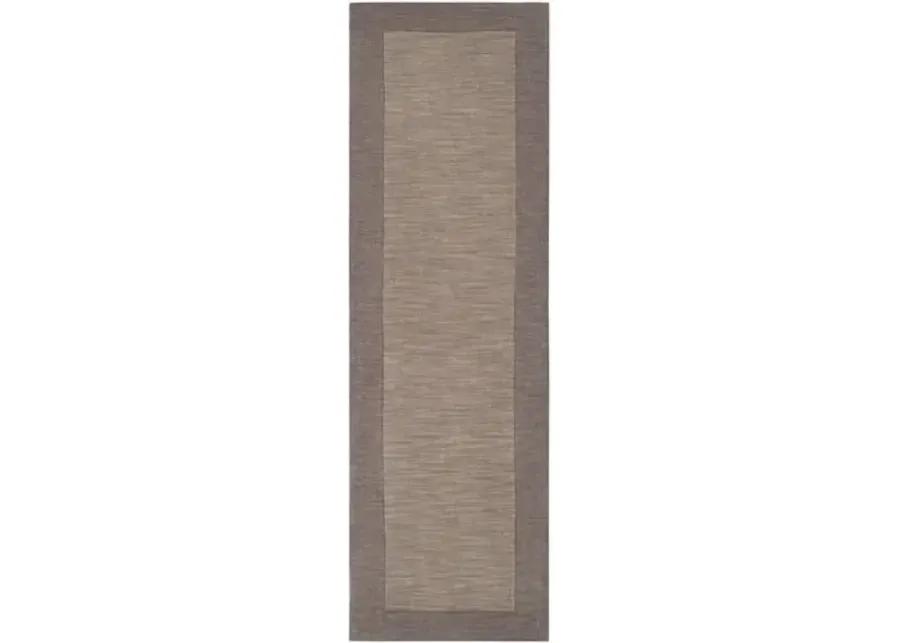 Lombard Rug - Elephant Gray - Handcrafted - Gray