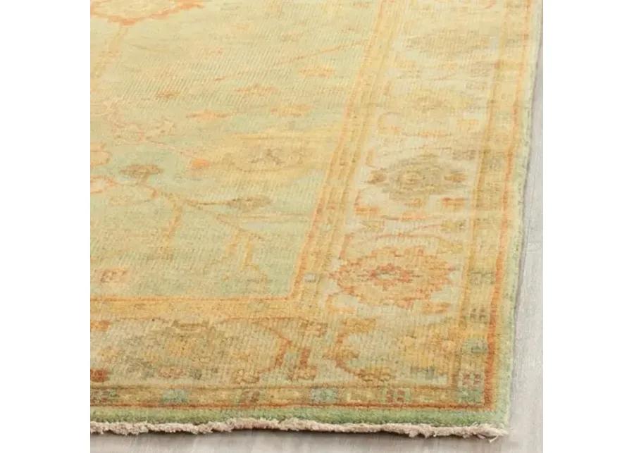 Lucia Oushak Rug - Green - Green