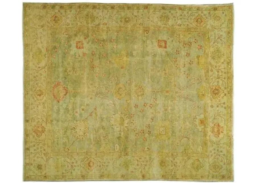 Lucia Oushak Rug - Green - Green