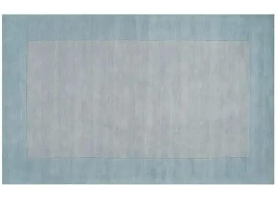 Lombard Rug - Gray/Blue - Handcrafted - Blue