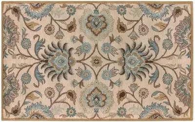 Corktree Rug - Taupe/Aqua - Beige - Beige