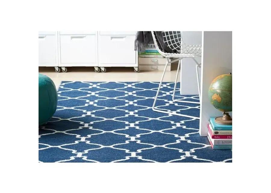 Mulberry Rug - Navy/Ivory - Blue - Blue