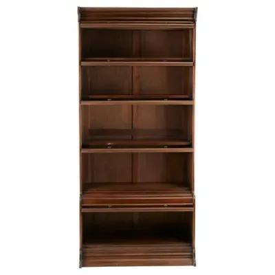 Dean Bookcase - Mahogany - Handcrafted - Brown