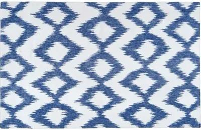 Kendall Flat-Weave Rug - Navy - Blue - Blue