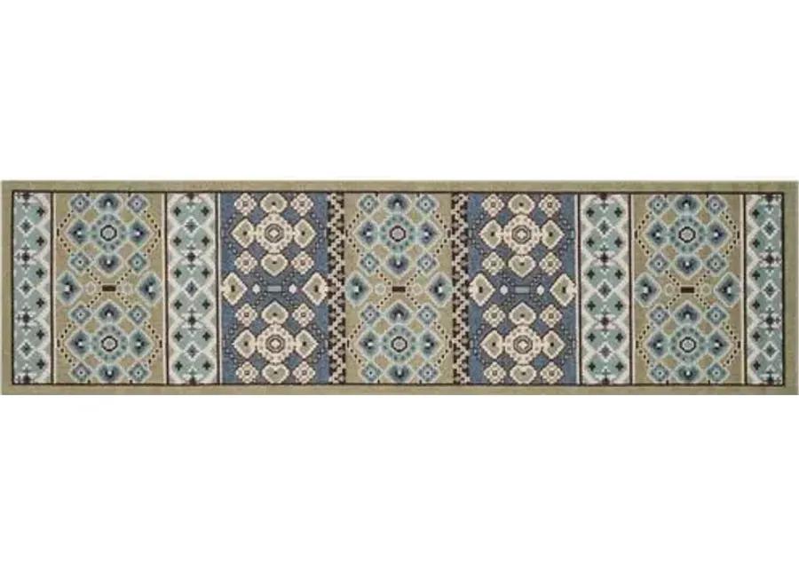 Dawson Outdoor Rug - Blue - Blue