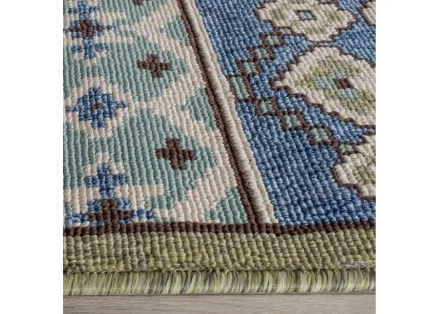 Dawson Outdoor Rug - Blue - Blue