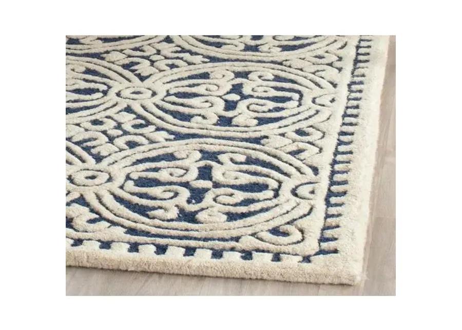 Jay Rug - Navy - Blue - Blue