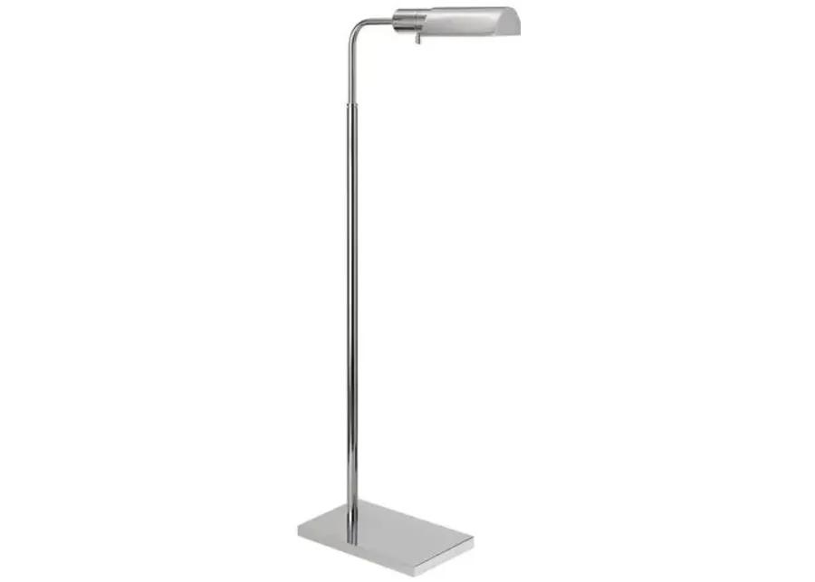 Visual Comfort - Library Floor Lamp - Polished Nickel