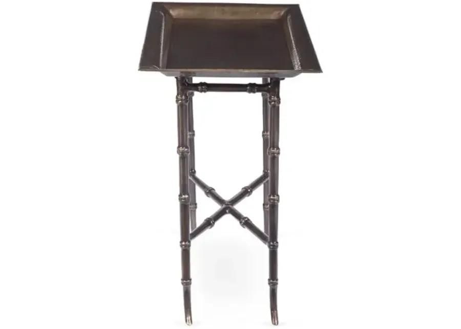 Clinton Tray Table - Bronze - Brown