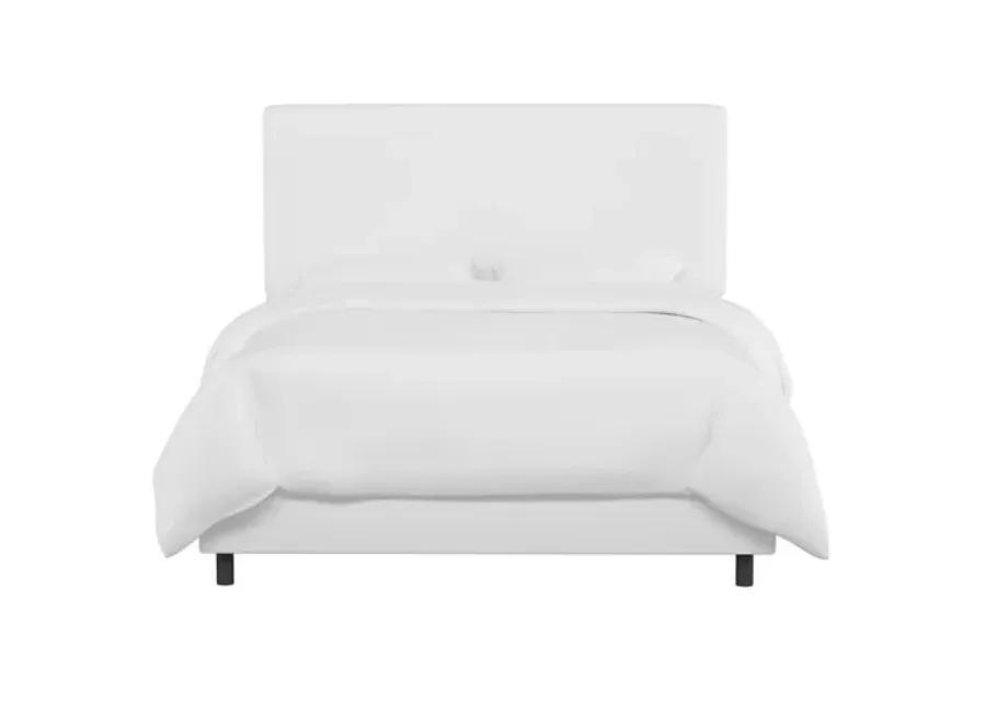 Novak Linen Bed - Handcrafted - White