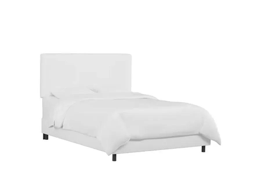 Novak Linen Bed - Handcrafted - White