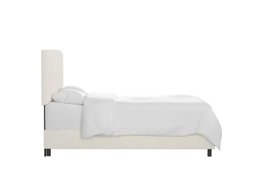 Novak Linen Bed - Handcrafted - Beige