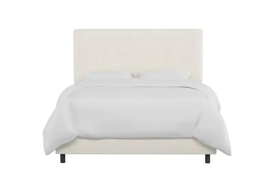 Novak Linen Bed - Handcrafted - Beige