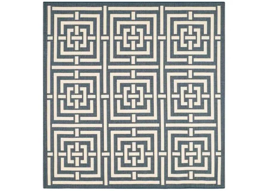 Rufus Outdoor Rug - Navy - Blue - Blue