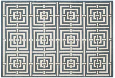 Rufus Outdoor Rug - Navy - Blue - Blue