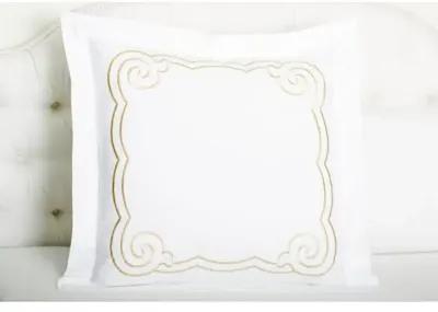 Serenity Euro Sham - Seashell - Hamburg House - White