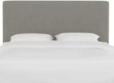 Novak Linen Headboard - Handcrafted - Gray