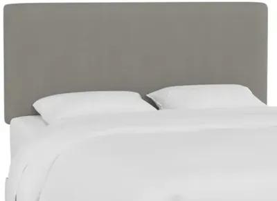 Novak Linen Headboard - Handcrafted - Gray