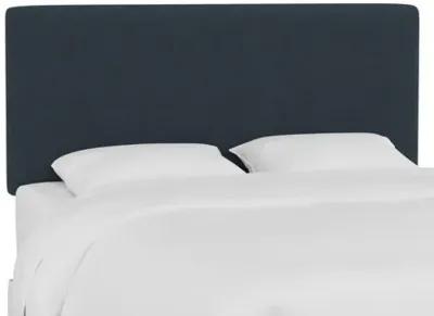 Novak Linen Headboard - Handcrafted - Blue