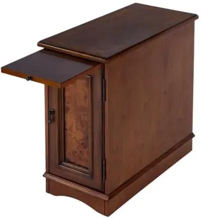 Mara Side Table - Walnut - Brown