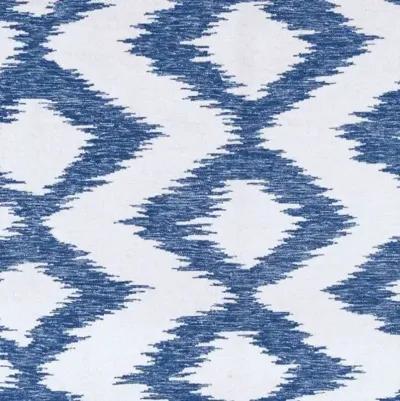 Kendall Flat-Weave Rug - Navy - Blue - Blue