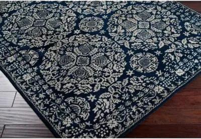 Rafi Rug - Deep Navy - Black - Black