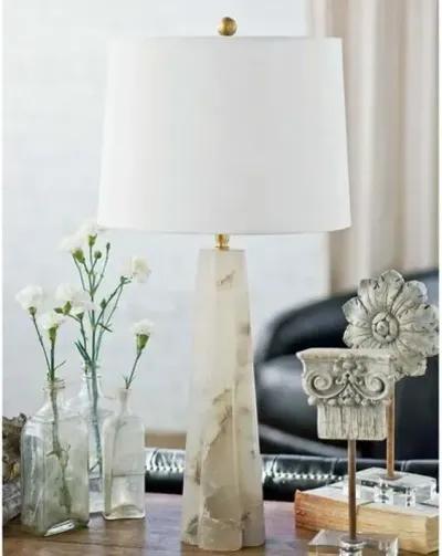 Quatrefoil Table Lamp - Alabaster - Regina Andrew