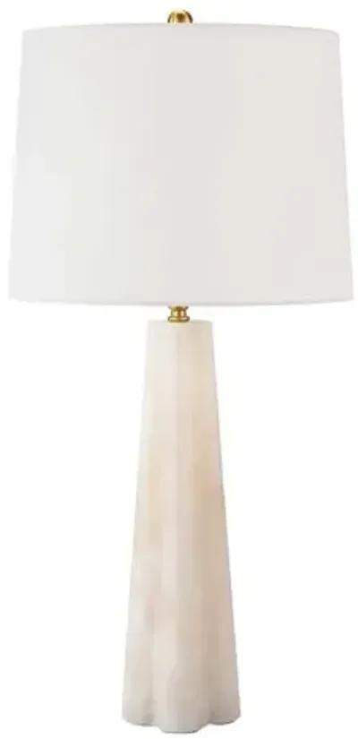 Quatrefoil Table Lamp - Alabaster - Regina Andrew