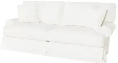 Comfy Slipcovered Sofa - Washable White Denim - Rachel Ashwell - Handcrafted