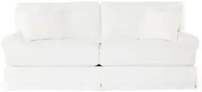 Comfy Slipcovered Sofa - Washable White Denim - Rachel Ashwell - Handcrafted