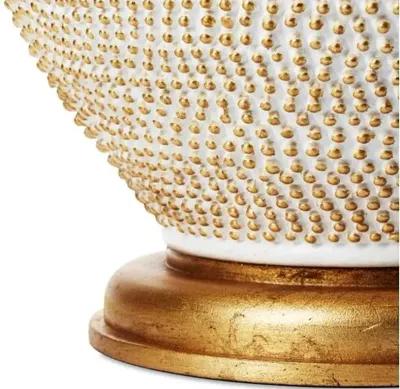 Katrina Table Lamp - Ivory/Gold - Bradburn Home