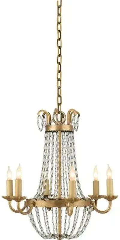 Visual Comfort - Petite Chandelier - Gilded Iron - Gold