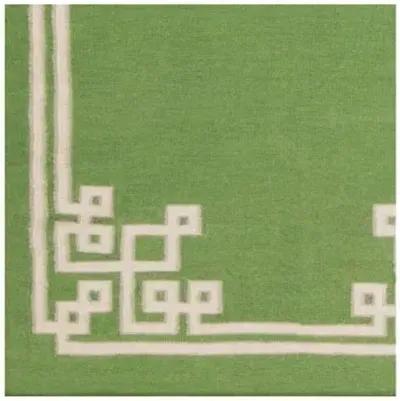 Alameda Flat-Weave Rug - Green - Green