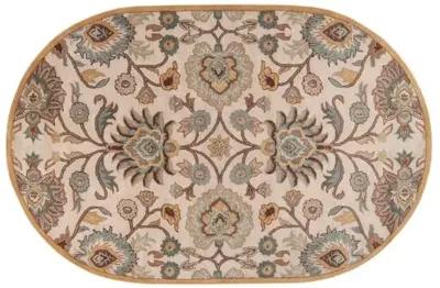 Corktree Rug - Taupe/Aqua - Gray - Gray