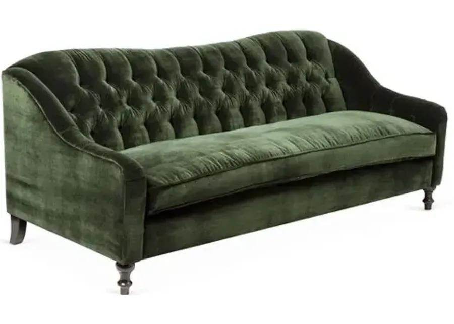 Waverly Tufted Sofa - Velvet - Kim Salmela - Handcrafted