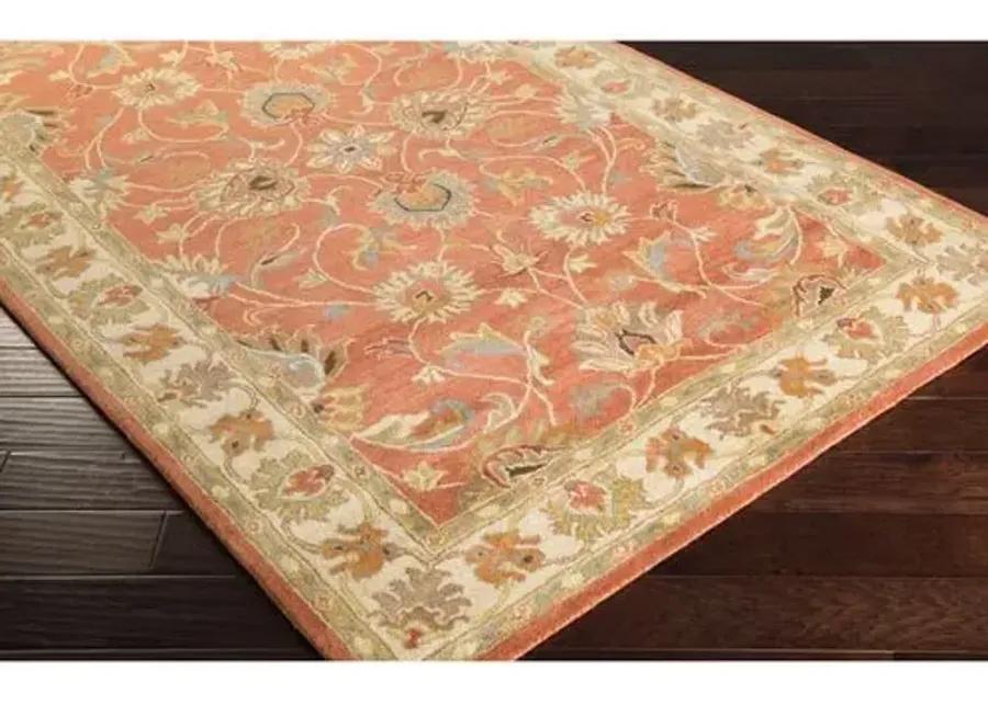 Dina Rug - Red Clay - Beige - Beige