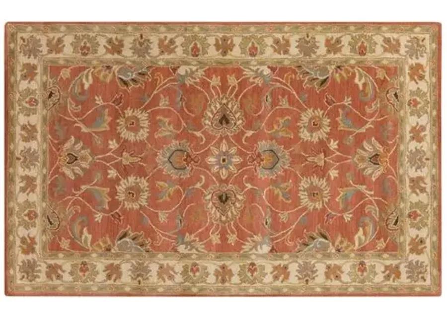 Dina Rug - Red Clay - Beige - Beige