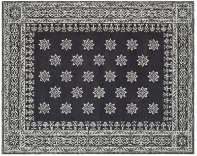 Martha Rug - Black - Black