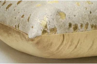 Splash Lumbar Pillow - Gold/White - Le-Coterie