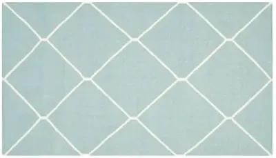 Papillon Dhurrie Rug - Light Blue - Blue