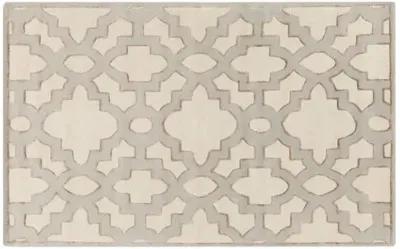 Delilah Rug - Antiqued White - Beige - Beige