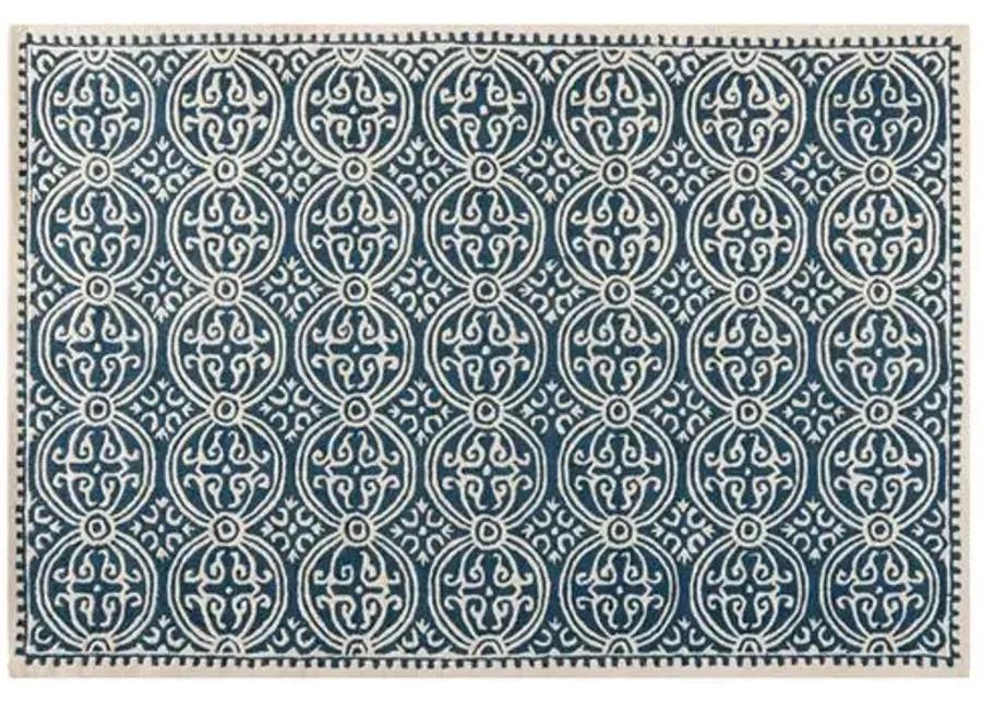 Jay Rug - Navy - Blue - Blue