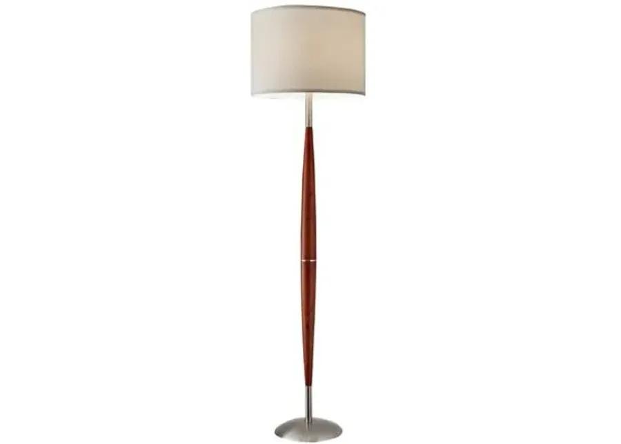 Harold Floor Lamp - Wood/Steel