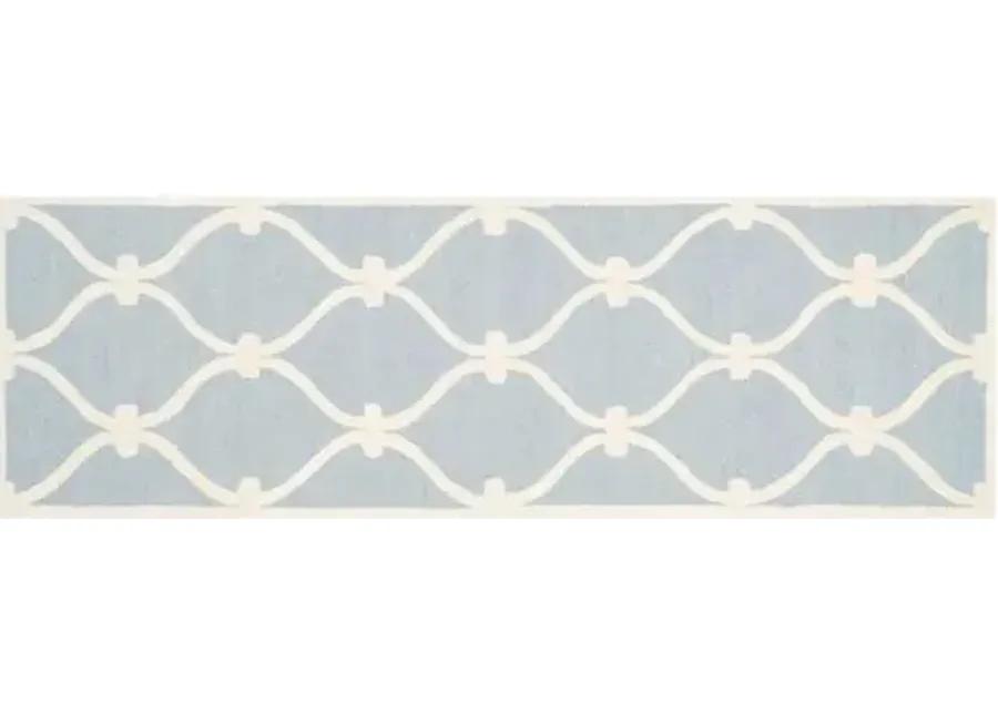 Chaz Rug - Blue/Ivory - Blue