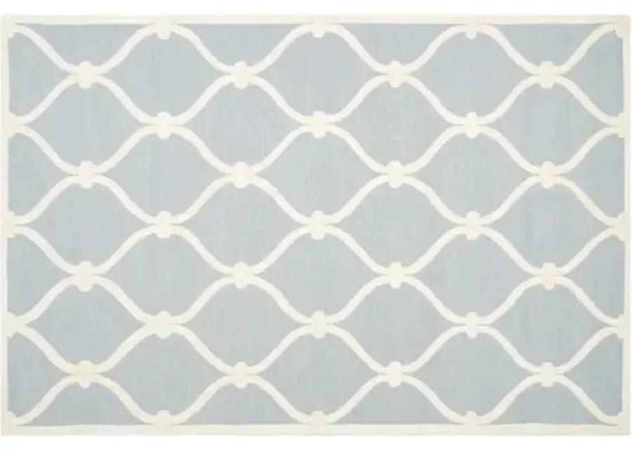 Chaz Rug - Blue/Ivory - Blue