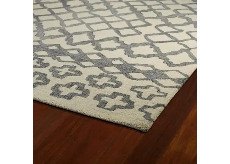 Rockwell Rug - Gray - Beige - Beige